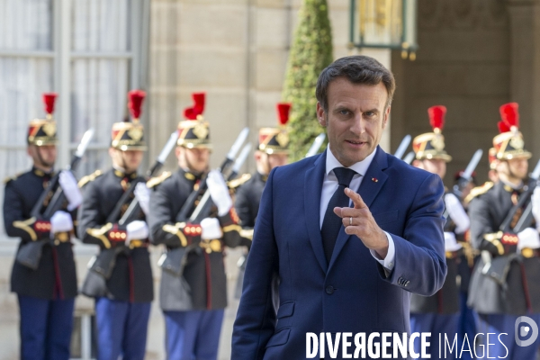 Emmanuel Macron reçoit Maia SANDU, Présidente de Moldavie.