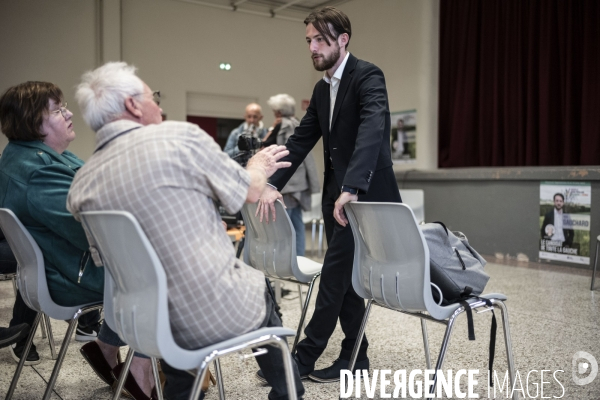 Legislatives : N.Gauchard, candidat Nupes, face à E.Borne