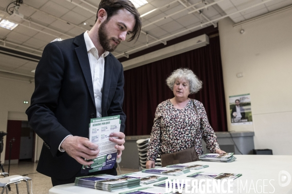 Legislatives : N.Gauchard, candidat Nupes, face à E.Borne