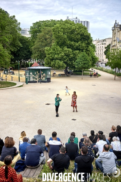 Legislatives : lancement de campagne Olivia Polski circo Paris 11