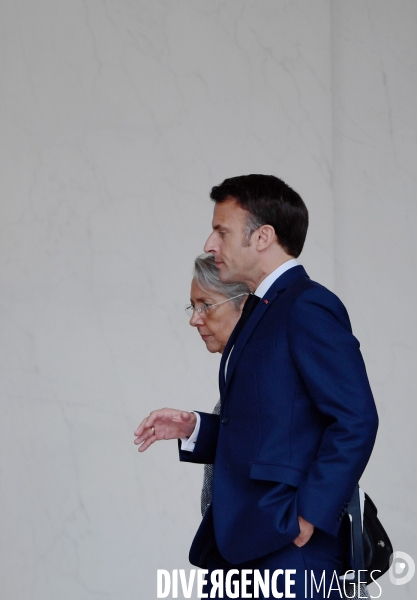 Elisabeth Borne avec Emmanuel Macron