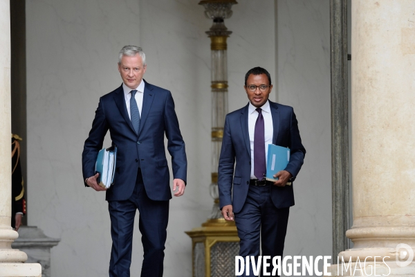 Bruno Le Maire avec Pap Ndiaye