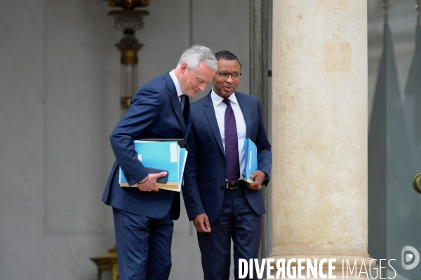 Bruno Le Maire avec Pap Ndiaye