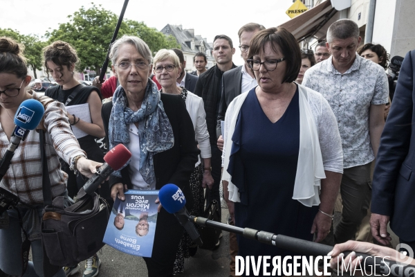 Legislative : Elisabeth Borne dans le Calvados