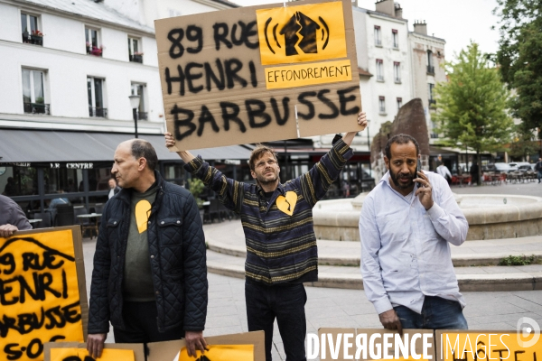 Arrêté de Péril au 89 rue Henri Barbusse à Aubervilliers