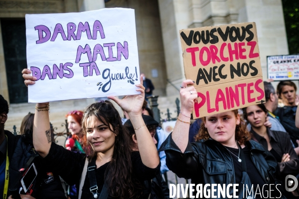 Manifestation contre les violences faites aux femmes en politique