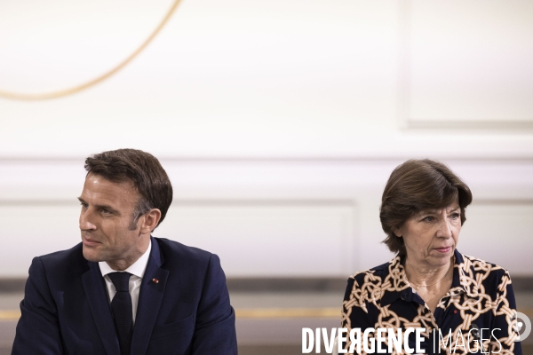 Premier conseil des ministres du gouvernement d Elisabeth Borne