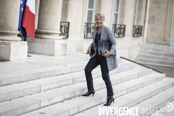 Premier conseil des ministres du gouvernement d Elisabeth Borne