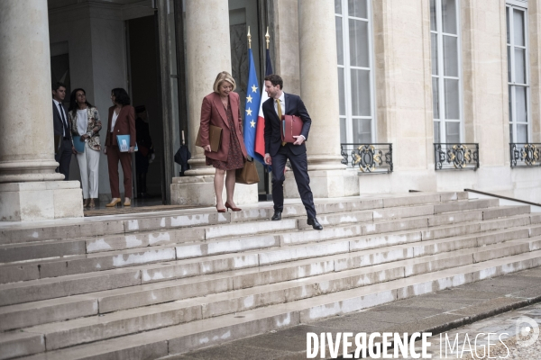 Premier conseil des ministres du gouvernement d Elisabeth Borne