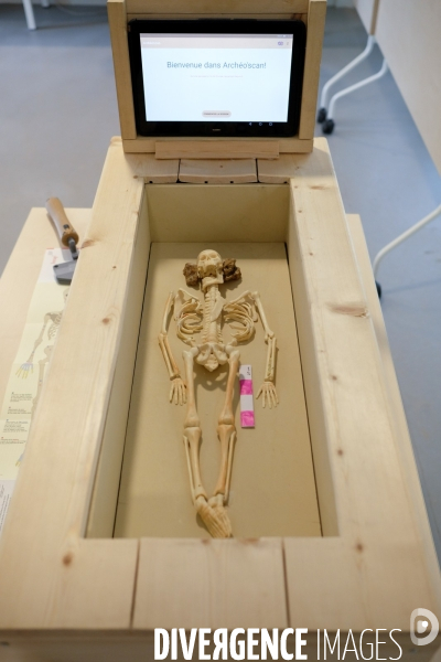 Exposition et atelier éducatif pour enfants durant le festival  Sciences infuses   Archéologie, un passé retrouvé   à la bibliothèque François Mitterand du Pré-Saint-Gervais