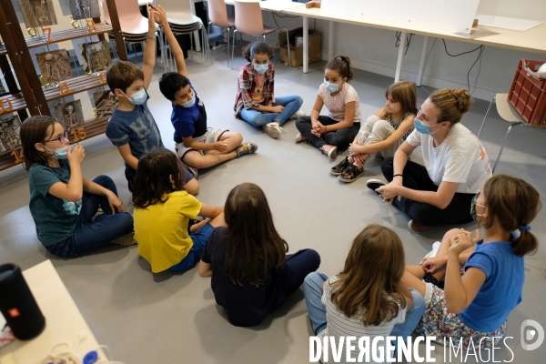 Exposition et atelier éducatif pour enfants durant le festival  Sciences infuses   Archéologie, un passé retrouvé   à la bibliothèque François Mitterand du Pré-Saint-Gervais