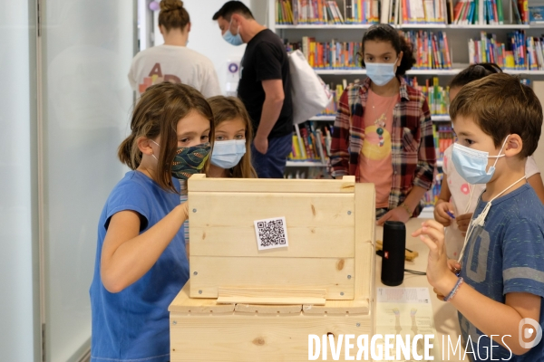 Exposition et atelier éducatif pour enfants durant le festival  Sciences infuses   Archéologie, un passé retrouvé   à la bibliothèque François Mitterand du Pré-Saint-Gervais