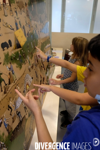 Exposition et atelier éducatif pour enfants durant le festival  Sciences infuses   Archéologie, un passé retrouvé   à la bibliothèque François Mitterand du Pré-Saint-Gervais