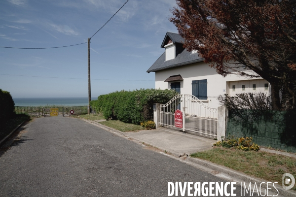 Erosion des falaises du littoral normand