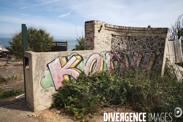 Erosion des falaises du littoral normand