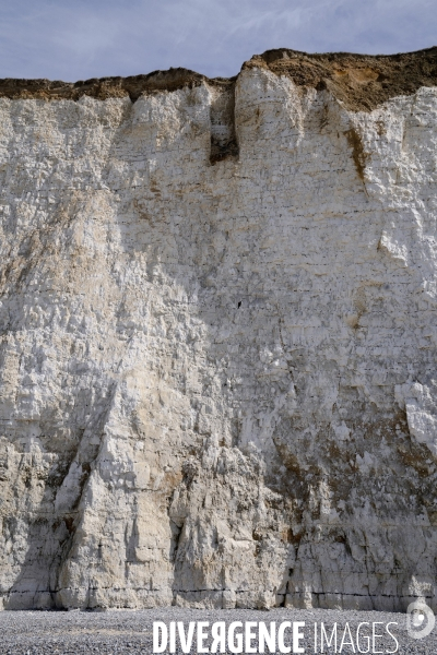 Erosion des falaises du littoral normand