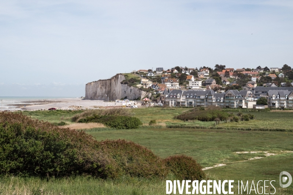 Erosion des falaises du littoral normand