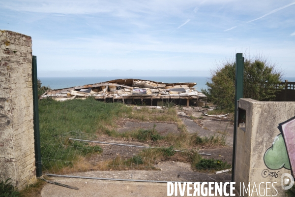 Erosion des falaises du littoral normand