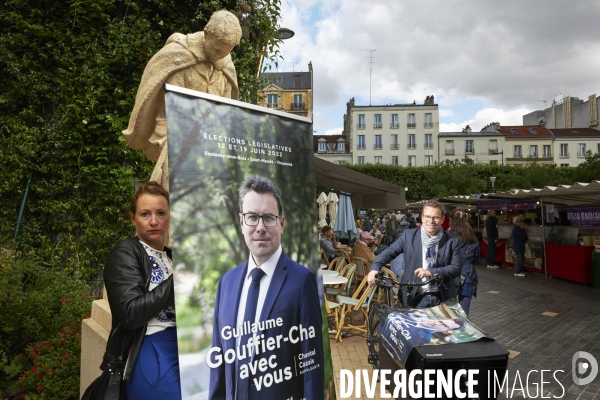 Guillaume Gouffier-Cha député LRM  en campagne législative