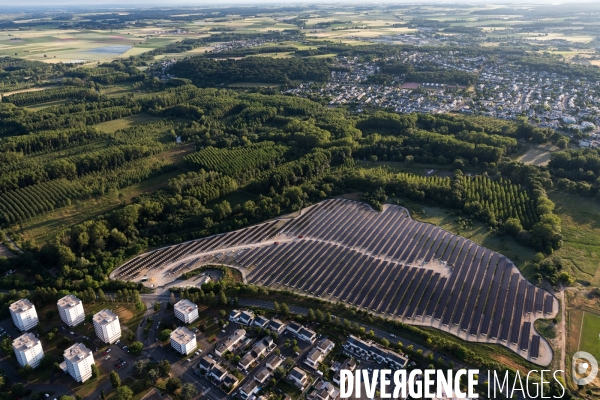 Saumur vue du ciel