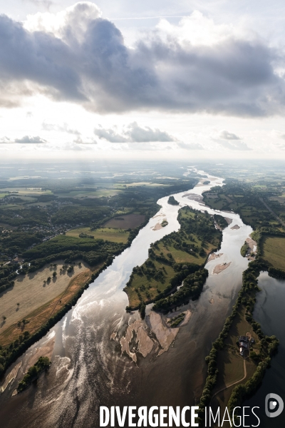 Saumur vue du ciel