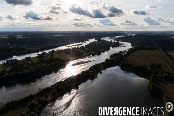 Saumur vue du ciel