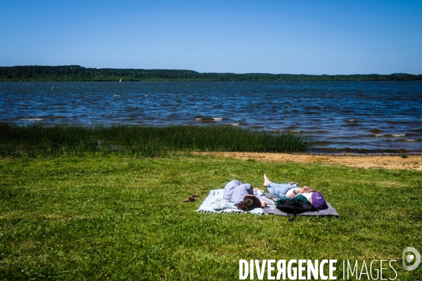 Etang de Leon et reserve naturelle du courant d Huchet