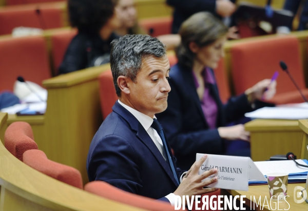 Audition de gérald darmanin et d amélie oudéa-castéra au senat