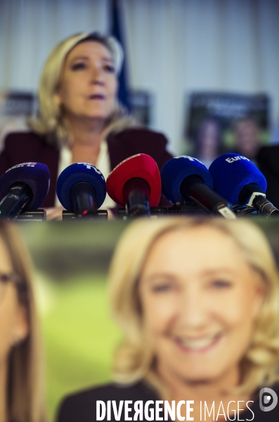 Deplacement de marine le pen dans l oise