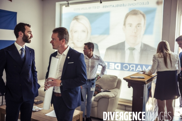 Deplacement de marine le pen dans l oise