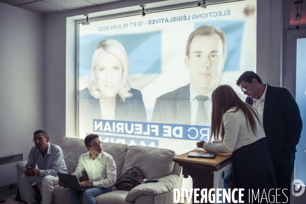 Deplacement de marine le pen dans l oise