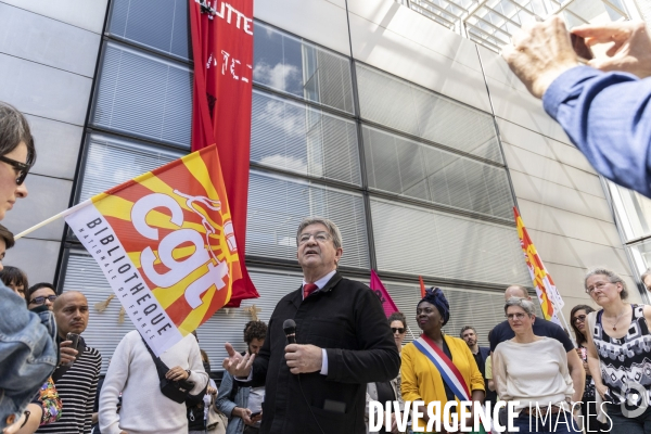 Point presse de Jean-Luc Mélenchon