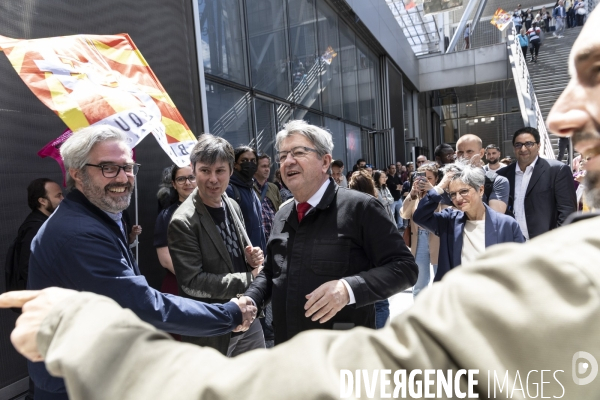 Point presse de Jean-Luc Mélenchon