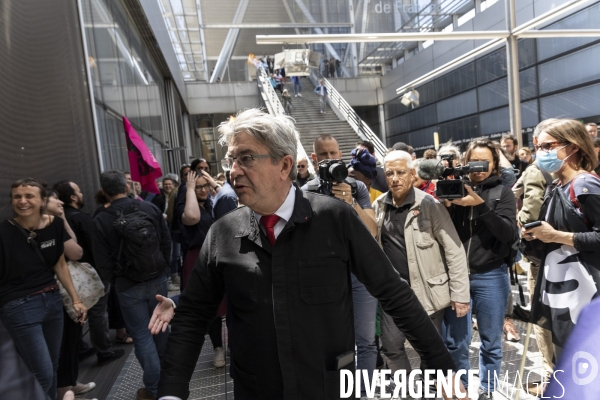 Point presse de Jean-Luc Mélenchon