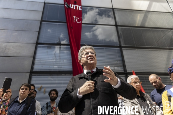 Point presse de Jean-Luc Mélenchon