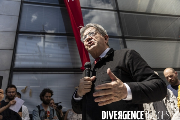 Point presse de Jean-Luc Mélenchon