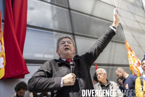Point presse de Jean-Luc Mélenchon