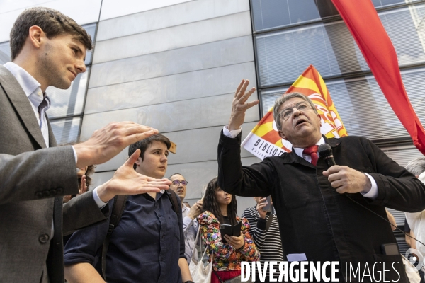 Point presse de Jean-Luc Mélenchon