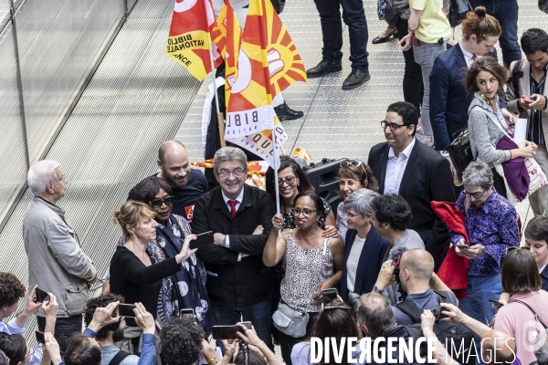 Point presse de Jean-Luc Mélenchon