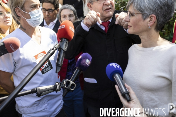 Point presse de Jean-Luc Mélenchon