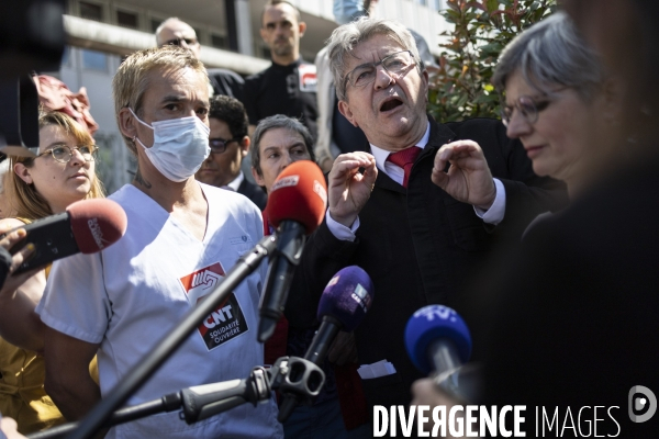 Point presse de Jean-Luc Mélenchon