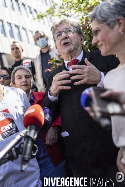Point presse de Jean-Luc Mélenchon