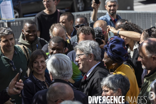 Point presse de Jean-Luc Mélenchon