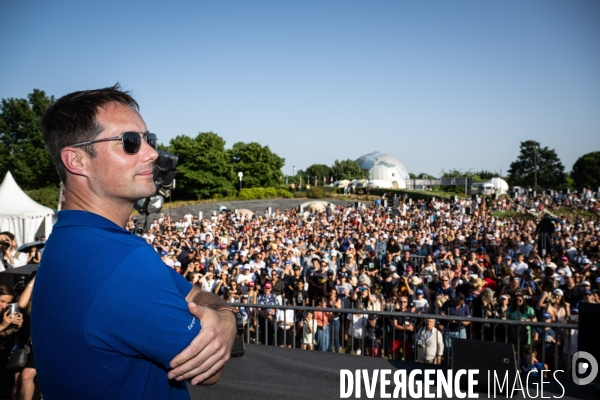 Toulouse : Thomas Pesquet a la cite de l espace