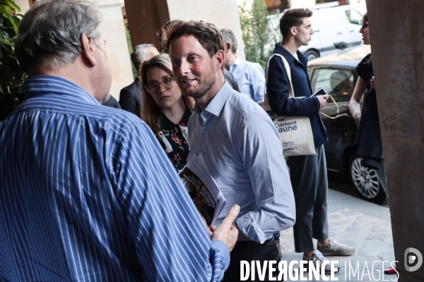 Clement beaune en campagne dans le 11eme