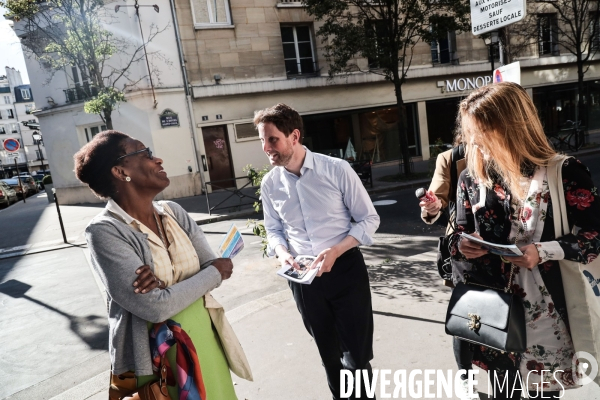 Clement beaune en campagne dans le 11eme