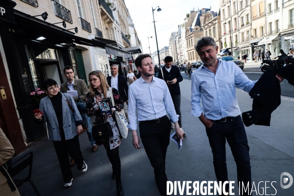 Clement beaune en campagne dans le 11eme