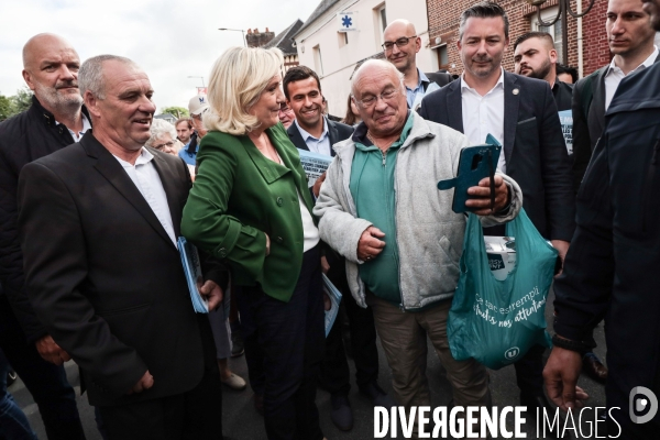 Marine le pen en seine maritime