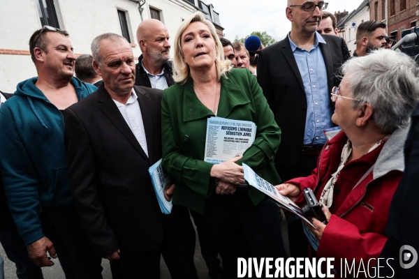 Marine le pen en seine maritime