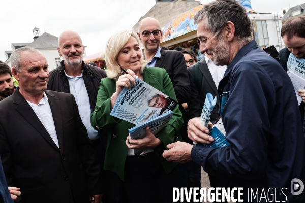 Marine le pen en seine maritime